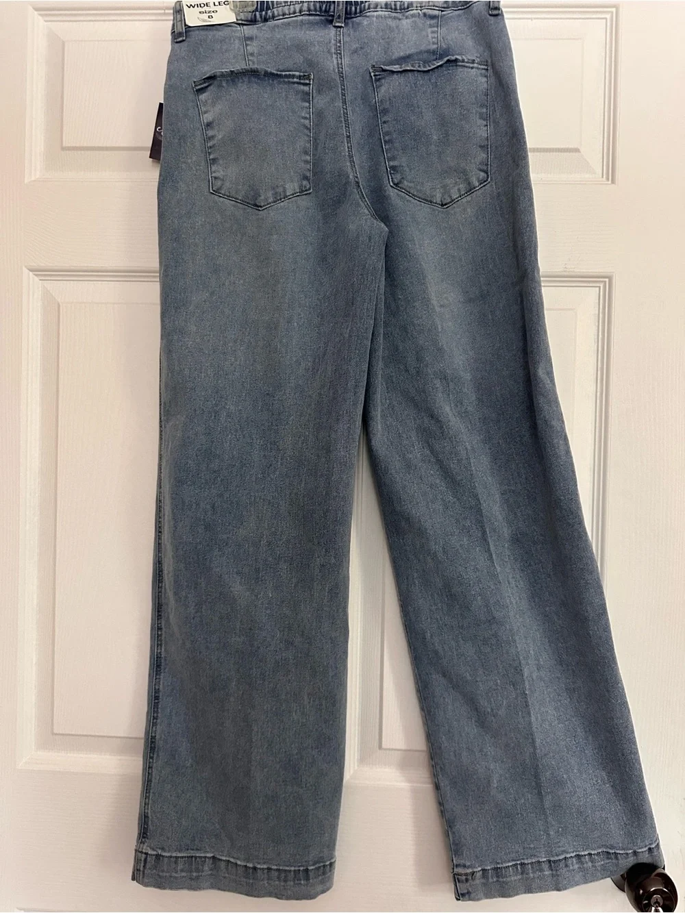 Ellie Light Blue Wide-Leg Jeans